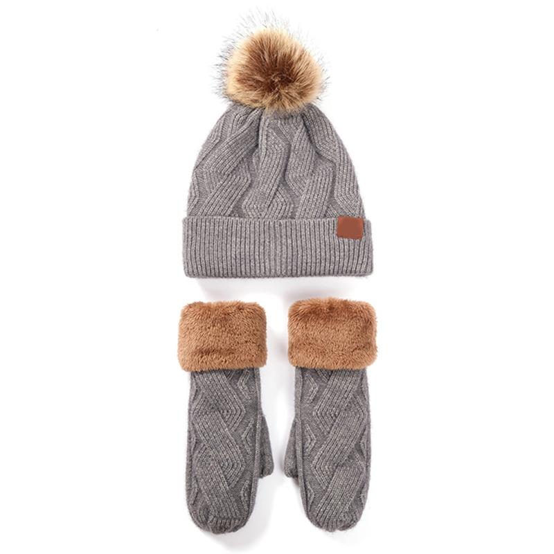 Beanie/Skull Caps 2021 2Pcs Women Winter Faux Fleece Lined Warm Cable Knit Pompom Beanie Hat Gloves Set, Gy
Beanie/Skull Caps 2021 2Pcs Women Winter Faux Fleece Lined Warm Cable Knit Pompom Beanie Hat Gloves Set, Gy