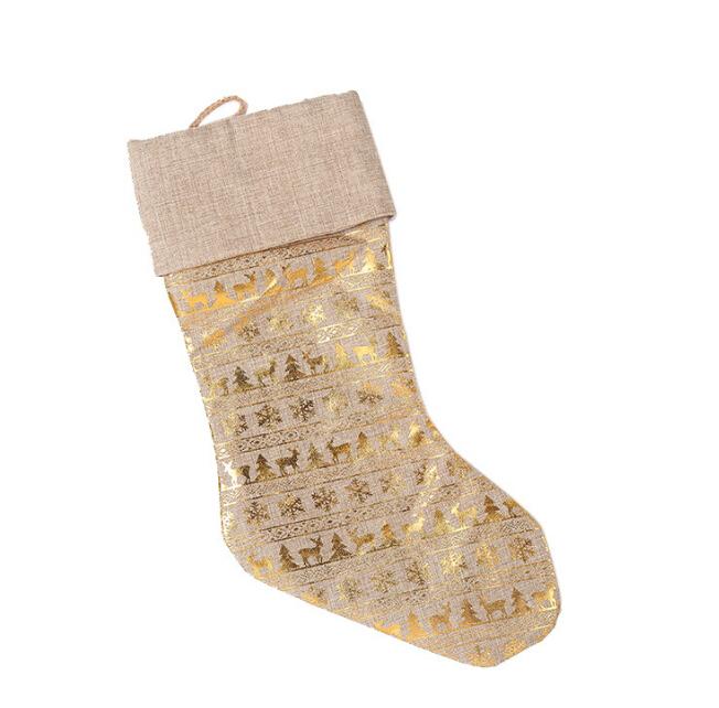 Christmas Stockings Creative Golden Bronzing Gift Bag Large Candy Socks Christmas Pendant Decoration Home Room Office 
Christmas Stockings Creative Golden Bronzing Gift Bag Large Candy Socks Christmas Pendant Decoration Home Room Office