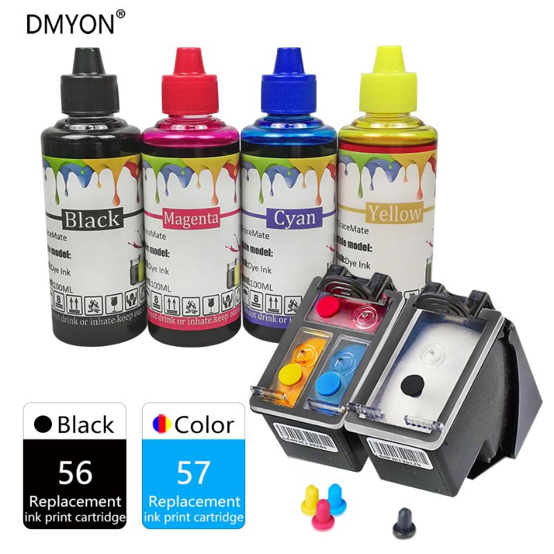 DMYON 56 57 XL Cartridges for Printer Ink Compatible for Photosmart 7150 7260 7350 7450 7550 7660 7755 7760 v 7760w 7960 w
DMYON 56 57 XL Cartridges for Printer Ink Compatible for Photosmart 7150 7260 7350 7450 7550 7660 7755 7760 v 7760w 7960 w