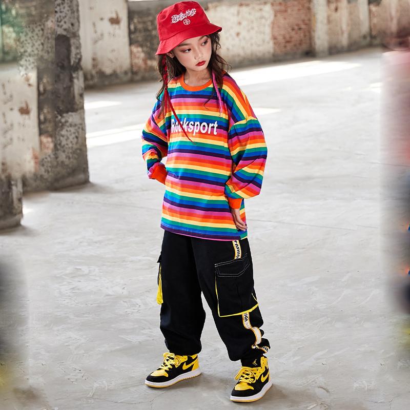 Hip-Hop Children Street Dance Costume Boys Loose Shirts Pants Hiphop Clothing For Girls Jazz Street Dance Stage Outfits DQS3300, Tops
Hip-Hop Children Street Dance Costume Boys Loose Shirts Pants Hiphop Clothing For Girls Jazz Street Dance Stage Outfits DQS3300, Tops
