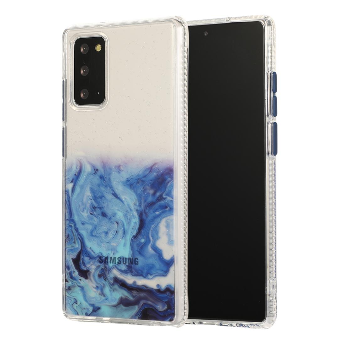 For Samsung Galaxy Note 20 Marble Pattern Glittery Powder Shockproof TPU Case with Detachable Buttons
For Samsung Galaxy Note 20 Marble Pattern Glittery Powder Shockproof TPU Case with Detachable Buttons