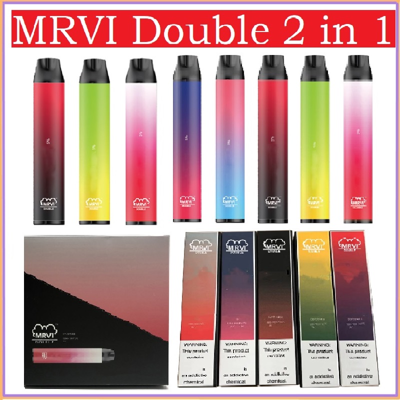 Authentic MRVI Double Disposable Vape Pen With 900mAh Battery 6ml Pod 1000+1000 Puffs 2 IN 1 VS Pro Max Switch air bar lux
Authentic MRVI Double Disposable Vape Pen With 900mAh Battery 6ml Pod 1000+1000 Puffs 2 IN 1 VS Pro Max Switch air bar lux