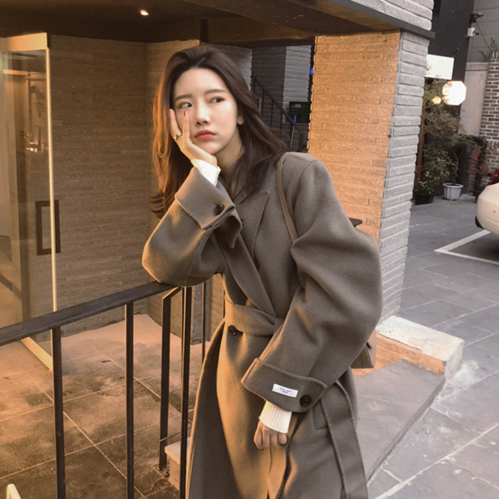 Cashmere women's long 2020 autumn and winter new Korean leisure cotton padded high-end woolen coat, W841
Cashmere women's long 2020 autumn and winter new Korean leisure cotton padded high-end woolen coat, W841