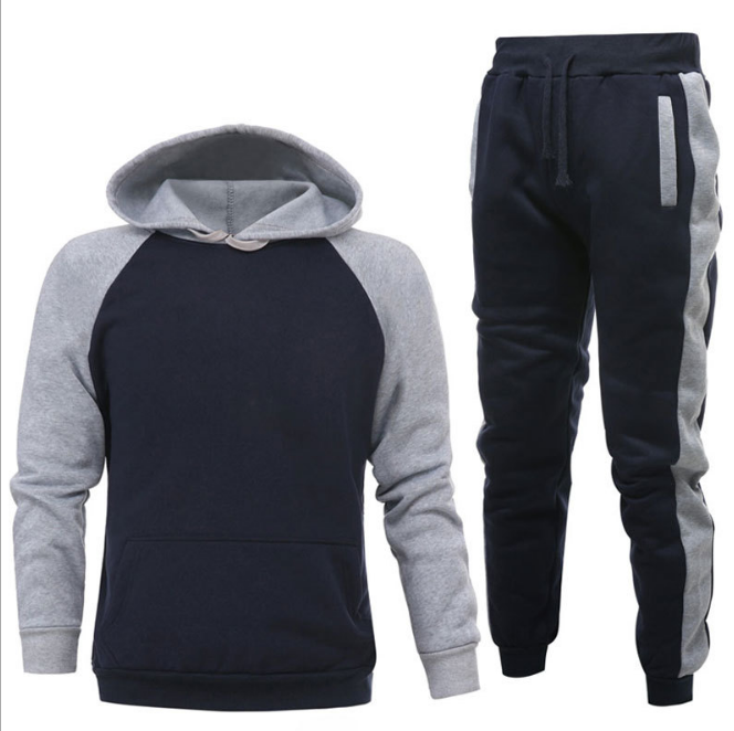 Men' Set Sportswear Fashion Splicing Hoodie Pant Thick Male Casual Warm Hooded Tracksuit Sweatshirt + Sweatpants Set 2 Piece
Men' Set Sportswear Fashion Splicing Hoodie Pant Thick Male Casual Warm Hooded Tracksuit Sweatshirt + Sweatpants Set 2 Piece