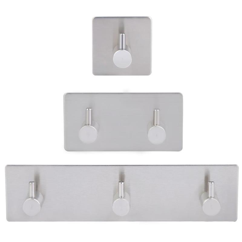 Stainless Steel Nail-Free Strong Seamless Waterproof Hooks Living Room Bathroom Kitchen Storage Hooks Metal Key Hook
Stainless Steel Nail-Free Strong Seamless Waterproof Hooks Living Room Bathroom Kitchen Storage Hooks Metal Key Hook