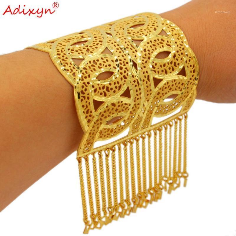 Adixyn Bridal Big Size Bangles 24K Gold Color Copper Bangle/Bracelet Ethiopian Ethnic Jewelry Dubai Party for Women Gifts N121151
Adixyn Bridal Big Size Bangles 24K Gold Color Copper Bangle/Bracelet Ethiopian Ethnic Jewelry Dubai Party for Women Gifts N121151