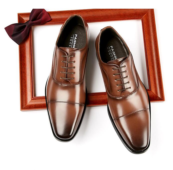 Triple Joint Handcrafted Men's Genuine Leather Formal Shoes Cap Toe Oxford Italian Carved Dress Shoes for Business Men DA38, Brown
Triple Joint Handcrafted Men's Genuine Leather Formal Shoes Cap Toe Oxford Italian Carved Dress Shoes for Business Men DA38, Brown