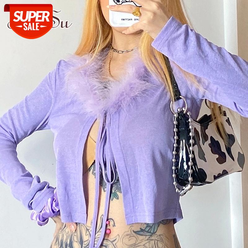 ArtSu Feather Neck Bandage Sleeveless Purple Tops Sweet Vintage Solid Lace up T-shirts Outfit Fall Streetwear TS52316 #wp94, White
ArtSu Feather Neck Bandage Sleeveless Purple Tops Sweet Vintage Solid Lace up T-shirts Outfit Fall Streetwear TS52316 #wp94, White