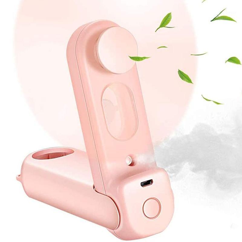 Portable Handheld Misting Fan Small Personal Desk Fan USB Rechargeable for Home Office Outdoor (Pink)1 
Portable Handheld Misting Fan Small Personal Desk Fan USB Rechargeable for Home Office Outdoor (Pink)1