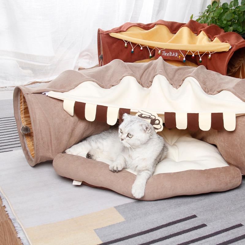 Cat Bed Tunnel Collapsible Removeable Cat Tunnel Tube Pet Interactive Play Toys with Plush Balls For Puppy
Cat Bed Tunnel Collapsible Removeable Cat Tunnel Tube Pet Interactive Play Toys with Plush Balls For Puppy