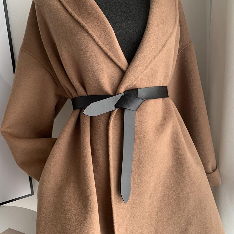 New PU Leather Belt For Women High Quality Designer Brand Waist Strap All-match Lady Dress Coat Sweater Decorative Waistband, Black
New PU Leather Belt For Women High Quality Designer Brand Waist Strap All-match Lady Dress Coat Sweater Decorative Waistband, Black