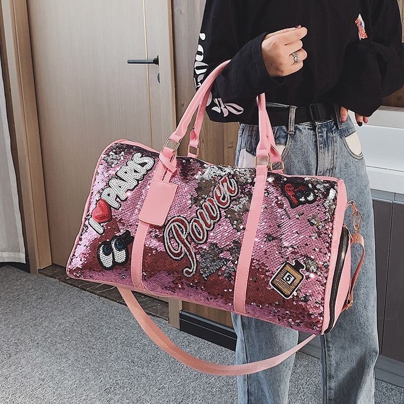 2020 of Student Women's Luggage Legal Tide Distinctive Wet Sequins and Dry Shoes Separation Bag Big F5pm, Pink
2020 of Student Women's Luggage Legal Tide Distinctive Wet Sequins and Dry Shoes Separation Bag Big F5pm, Pink