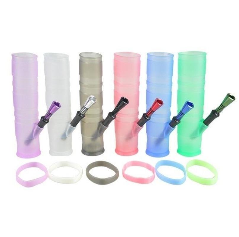 Water bong silicone water bong folded and portable with blue different color plastic bong double filter silicone oil rig dab rig
Water bong silicone water bong folded and portable with blue different color plastic bong double filter silicone oil rig dab rig