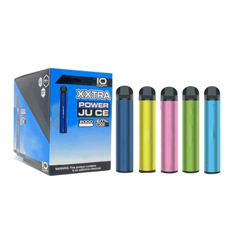 Bang XXL Disposable E-cigarettes 800mAh Battery Pre-filled 6ml Pod 2000 Puffs XXtra Kits Vape Pen VS Bar Plus XL Randon Color
Bang XXL Disposable E-cigarettes 800mAh Battery Pre-filled 6ml Pod 2000 Puffs XXtra Kits Vape Pen VS Bar Plus XL Randon Color