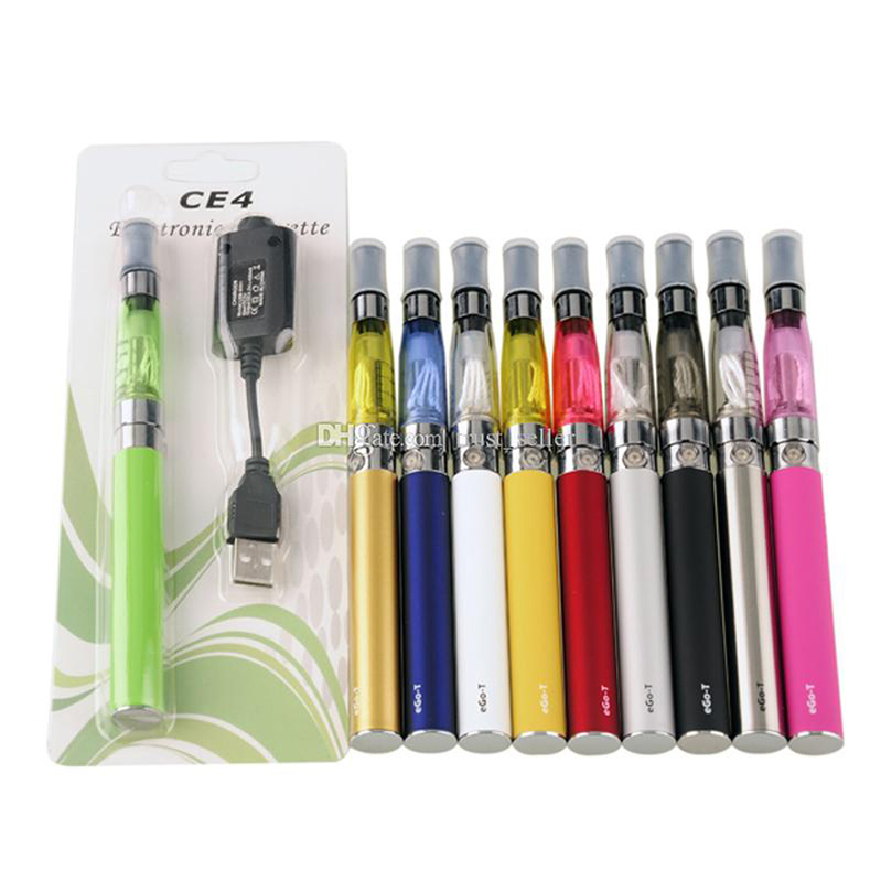 

Ego Evod CE4 Blister Starter Kit 650mAh 900mAh 1100mAh EGO-T Battery CE4 Atomizer Clearomizer E Cigarette Vape Kit, Tell us the colors