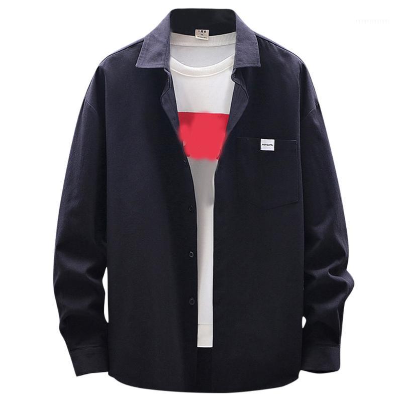 Tide Men Shirt Fashion Style Casual Long-Sleeved Black Shirts turn-down Collar Slim Thin Coat Tide Autumn Streetwear Shirts1, White
Tide Men Shirt Fashion Style Casual Long-Sleeved Black Shirts turn-down Collar Slim Thin Coat Tide Autumn Streetwear Shirts1, White