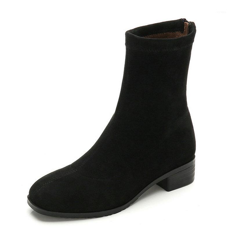 High-heeled Women's Boots Black Gray Large Size 42 43 Fashion Short Boots Women Autumn and Winter Stretch Warm Velvet Boty1
High-heeled Women's Boots Black Gray Large Size 42 43 Fashion Short Boots Women Autumn and Winter Stretch Warm Velvet Boty1