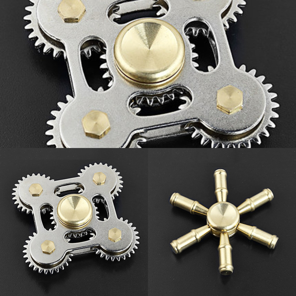 High Bronze Gear Speed Mute Bearing Finger Fidget Spinner Metal Hand Tri Spiner Ring Hobbies for Adults Kid Gift 2KPL
High Bronze Gear Speed Mute Bearing Finger Fidget Spinner Metal Hand Tri Spiner Ring Hobbies for Adults Kid Gift 2KPL