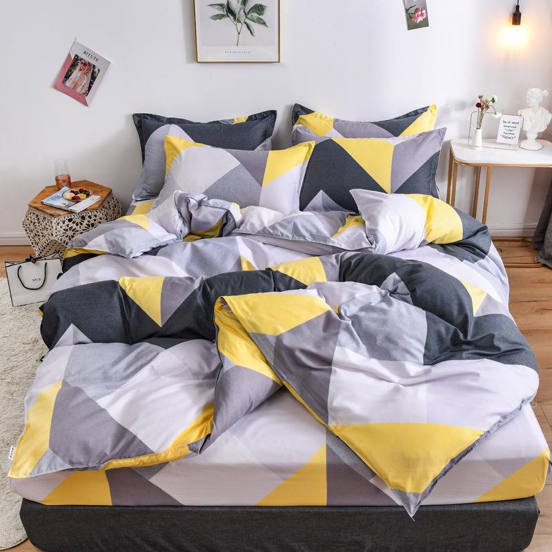 4pcs Geometric PatternGirl Boy Kid Bed Cover Set Duvet Cover Adult Child Bed Sheets And Pillowcases Comforter Bedding Set, 2tj-61071-013
4pcs Geometric PatternGirl Boy Kid Bed Cover Set Duvet Cover Adult Child Bed Sheets And Pillowcases Comforter Bedding Set, 2tj-61071-013