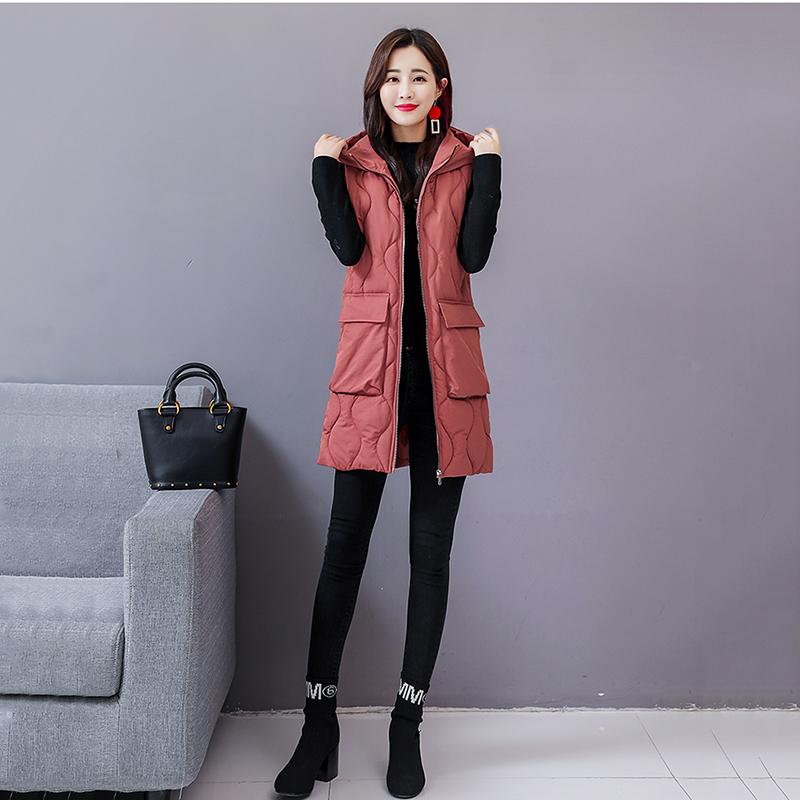 2021 Women's New Autumn Winter Cotton Waistcoat Female Mid-Length Large Size Thick Fashion Padded Clothing Ladies Vest Tops E388, White
2021 Women's New Autumn Winter Cotton Waistcoat Female Mid-Length Large Size Thick Fashion Padded Clothing Ladies Vest Tops E388, White