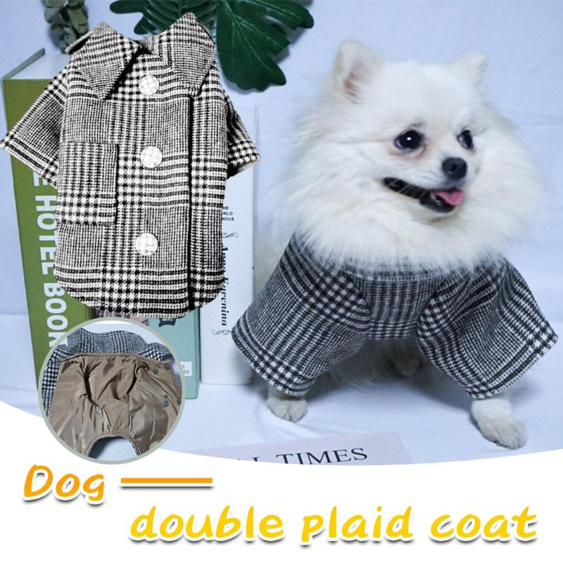 2020 new large plaid thickened double-sided lead dog cat clothes warm Durable High Quality Fashion Leisure Warm Soft, Gray
2020 new large plaid thickened double-sided lead dog cat clothes warm Durable High Quality Fashion Leisure Warm Soft, Gray