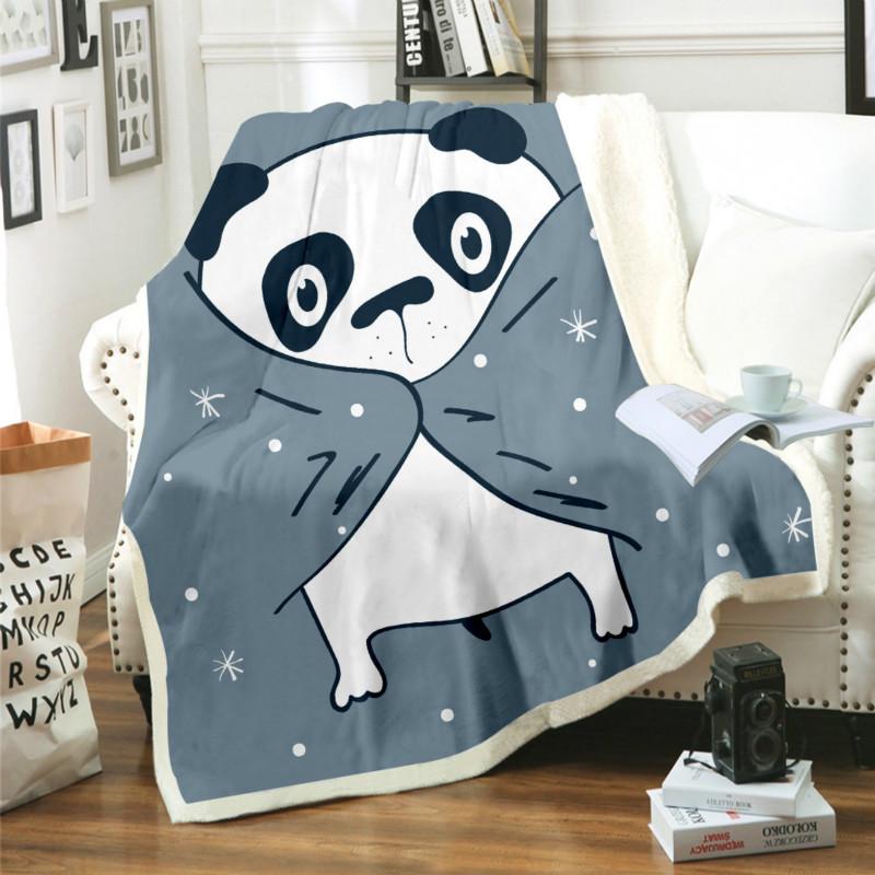 Hot Sale Panda Horse 3Digital 3D Digital Printing Thick Lamb Blanket Household Blanket Cover Lazy
Hot Sale Panda Horse 3Digital 3D Digital Printing Thick Lamb Blanket Household Blanket Cover Lazy