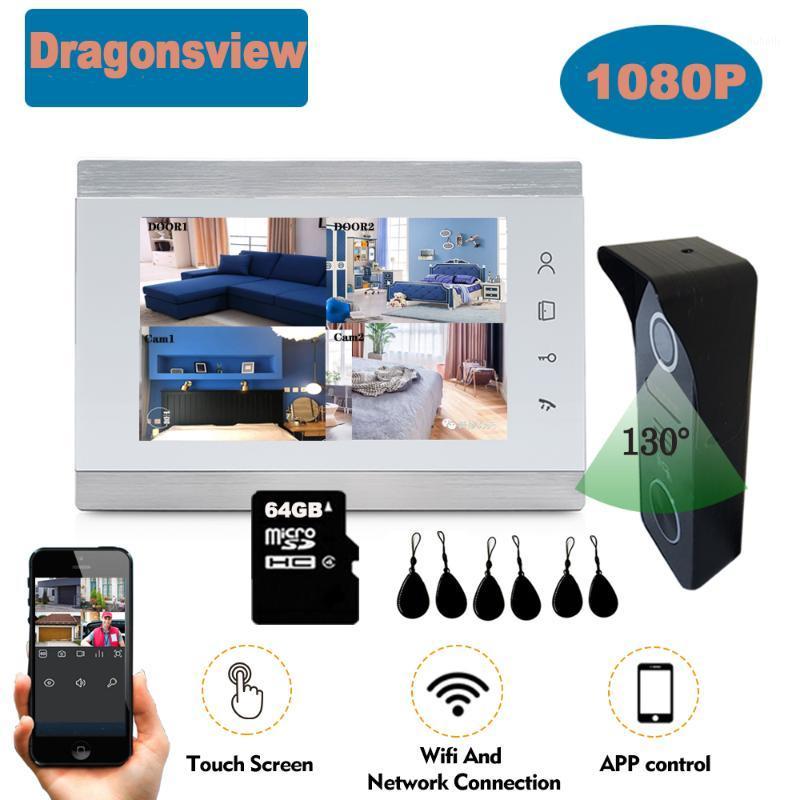 Dragonsview 1080P Touch Screen Wifi Wireless Home Intercom Video Door Phone Doorbell Camera IP System 7 Inch Record SD Card1
Dragonsview 1080P Touch Screen Wifi Wireless Home Intercom Video Door Phone Doorbell Camera IP System 7 Inch Record SD Card1