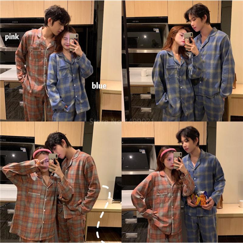 Pajamas Autumn Winter Men Women Couples Home Service Clothing Long-sleeve Shirt Pants Underwear High-quality Nightwear Lattice, Color2
Pajamas Autumn Winter Men Women Couples Home Service Clothing Long-sleeve Shirt Pants Underwear High-quality Nightwear Lattice, Color2