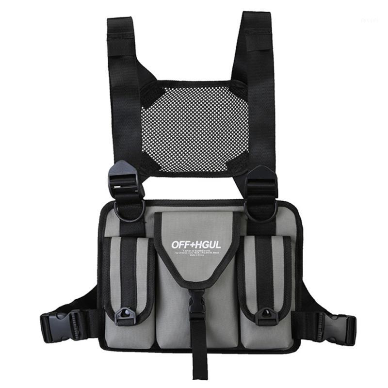 Outdoor Bags Fashion Chest Bag Reflective Vest Hip Hop Streetwear Functional Harness Rig Pack Front Waist Pouch Backpack Men Women *1
Outdoor Bags Fashion Chest Bag Reflective Vest Hip Hop Streetwear Functional Harness Rig Pack Front Waist Pouch Backpack Men Women *1