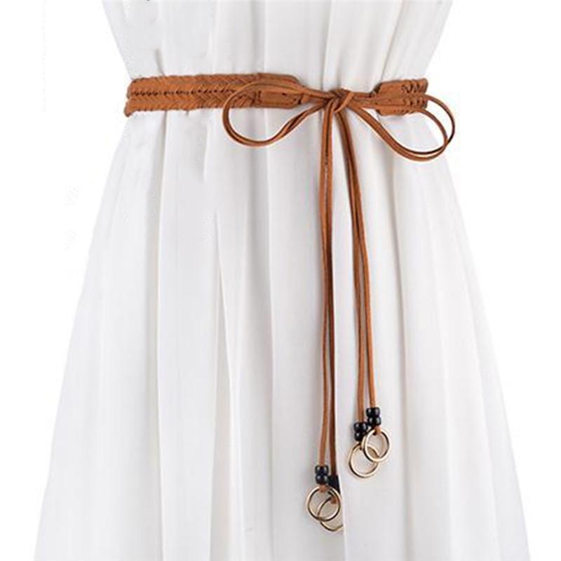 Bohemian Style Woman Belts Vintage Handmade Knitted Wax Rope Long Chain Slender Belt Dress Decoratation Accessories, Black
Bohemian Style Woman Belts Vintage Handmade Knitted Wax Rope Long Chain Slender Belt Dress Decoratation Accessories, Black