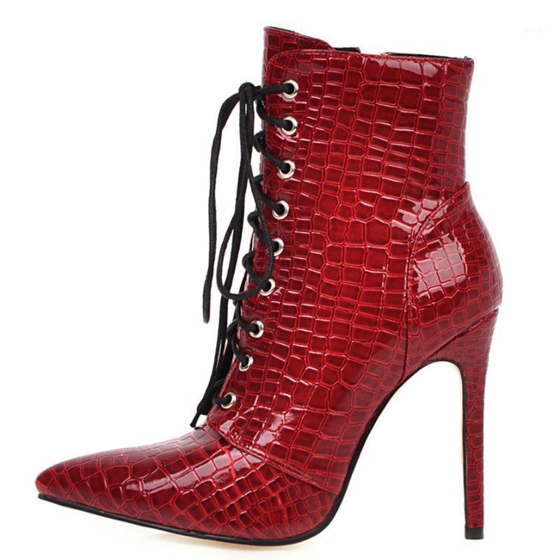 Snake Ankle Boots For Women Fashion Pointed Toe High Heels Women's Short Boots Sexy Lace Red White Party Shoes Woman Big Size 481, Black
Snake Ankle Boots For Women Fashion Pointed Toe High Heels Women's Short Boots Sexy Lace Red White Party Shoes Woman Big Size 481, Black