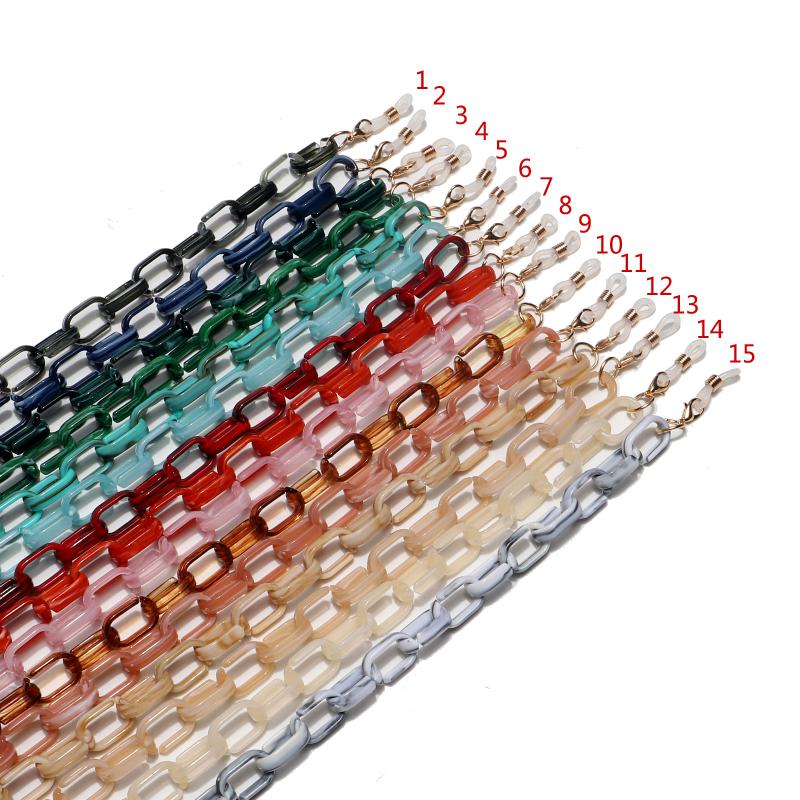 Sunglasses Frames Fashion Acrylic Glasses Chain For Women Eyeglass Chains Lanyard Straps Hanging Mask Eyewears Cord Holder
Sunglasses Frames Fashion Acrylic Glasses Chain For Women Eyeglass Chains Lanyard Straps Hanging Mask Eyewears Cord Holder