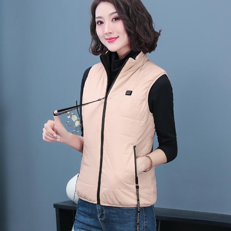 Fashion Heated Jacket Women 2020 Wineter Reversible Clothes Women Usb Heating Vest Black Coat Outdoor Electric Heated Jacket, Pink
Fashion Heated Jacket Women 2020 Wineter Reversible Clothes Women Usb Heating Vest Black Coat Outdoor Electric Heated Jacket, Pink
