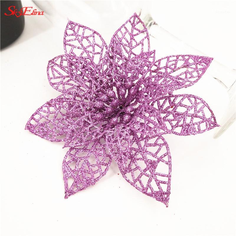 10Pcs New Glitter Hollow Flower Decoration Flowers For Christmas Trees For New Year Christmas Decorations Wedding Party Decor 8Z1
10Pcs New Glitter Hollow Flower Decoration Flowers For Christmas Trees For New Year Christmas Decorations Wedding Party Decor 8Z1