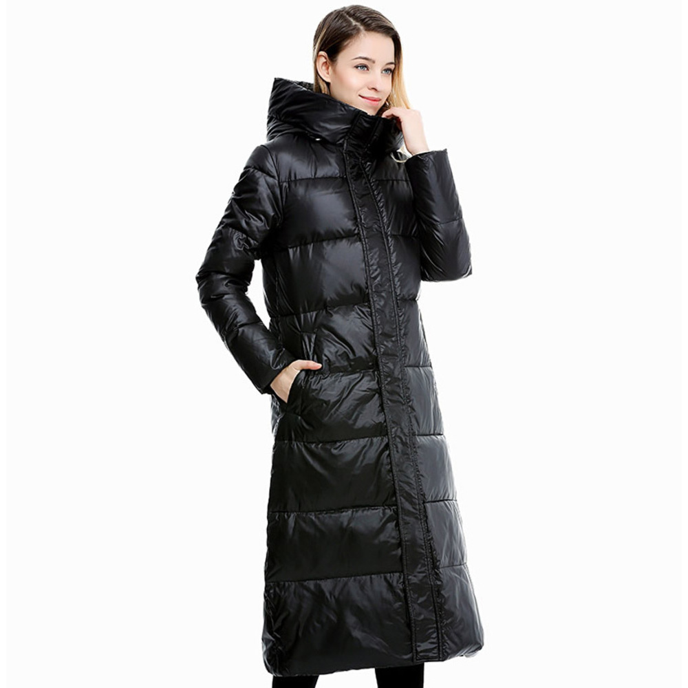 Plus Size Autumn Winter Women Long Hooded 90% White Duck Jacket Female Thick Warm Down Coat, Black
Plus Size Autumn Winter Women Long Hooded 90% White Duck Jacket Female Thick Warm Down Coat, Black