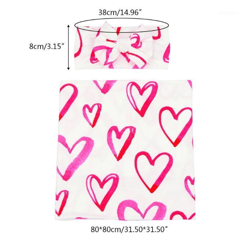 Newborn Receiving Blanket Bow Headband Set Heart-shaped Baby Cotton Swaddle Wrap H55B1, Rose red
Newborn Receiving Blanket Bow Headband Set Heart-shaped Baby Cotton Swaddle Wrap H55B1, Rose red
