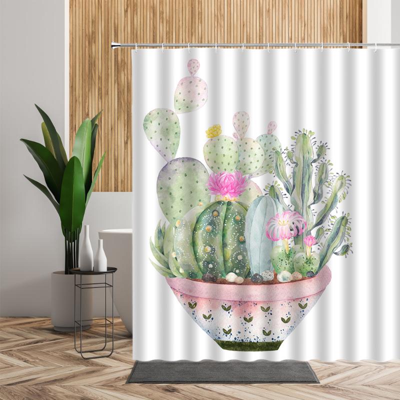 Shower Curtains Cactus Curtain 3D Printed Funny Tropical Botany Bath Cloth Decoration Multi-Size Polyester Bathroom Accessories
Shower Curtains Cactus Curtain 3D Printed Funny Tropical Botany Bath Cloth Decoration Multi-Size Polyester Bathroom Accessories
