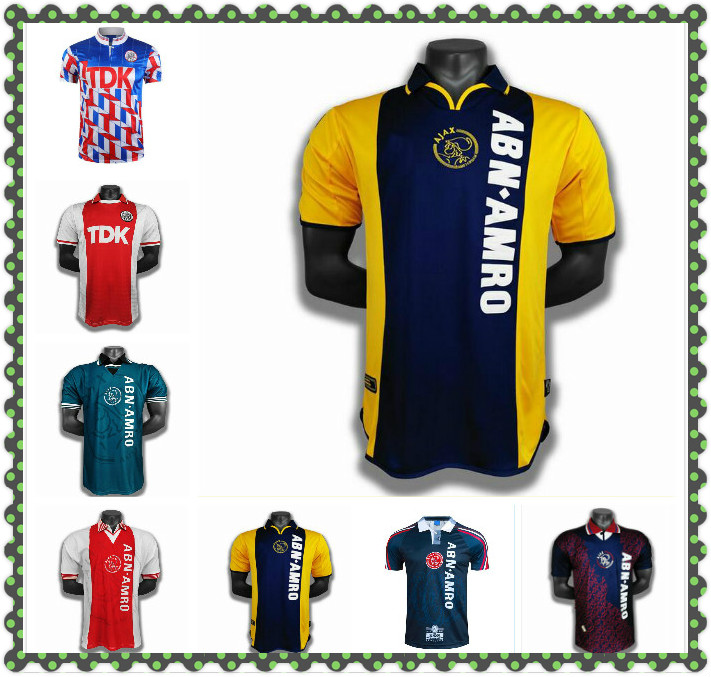 Retro classic 1989 1990 1994 1995 1996 97 98 99 DAVIDS LITMANEN RIJKAARD BERGKAMP KLUIVERT soccer jersey SNEIJDER IBRAHIMOVIC football shirt, Black;yellow
Retro classic 1989 1990 1994 1995 1996 97 98 99 DAVIDS LITMANEN RIJKAARD BERGKAMP KLUIVERT soccer jersey SNEIJDER IBRAHIMOVIC football shirt, Black;yellow