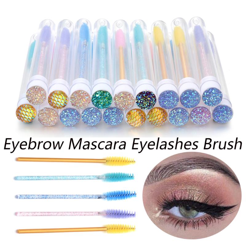 New 1PC Colorful Glitter Eyebrow Brush Mascara Eyelashes Extender Brush Hygiene Reusable Tube With Rhinestones Makeup Wands 
New 1PC Colorful Glitter Eyebrow Brush Mascara Eyelashes Extender Brush Hygiene Reusable Tube With Rhinestones Makeup Wands
