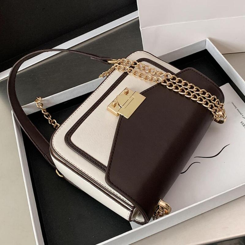 Vintage Square Crossbody 2021 Fashion New High quality PU Leather Women's Designer Handbag Chain Shoulder Messenger Bag Purses, Black
Vintage Square Crossbody 2021 Fashion New High quality PU Leather Women's Designer Handbag Chain Shoulder Messenger Bag Purses, Black