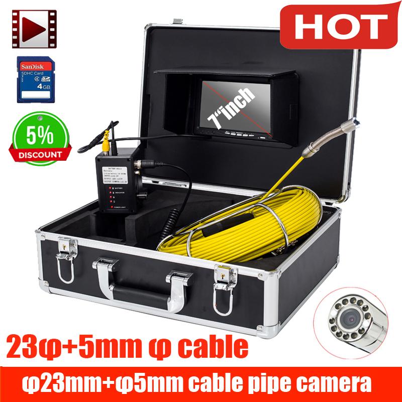 hotsell 7inch 23mm Pipe Sewer Inspection Video Camera Drain Pipe Sewer Inspection Camera System CCD600 tvl with 23mm cable
hotsell 7inch 23mm Pipe Sewer Inspection Video Camera Drain Pipe Sewer Inspection Camera System CCD600 tvl with 23mm cable