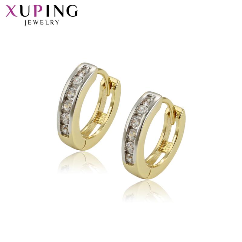 Xuping Classic Hoop Earrings Temperament Ladies Wild Style for Women Jewelry Christmas Gift 97149
Xuping Classic Hoop Earrings Temperament Ladies Wild Style for Women Jewelry Christmas Gift 97149