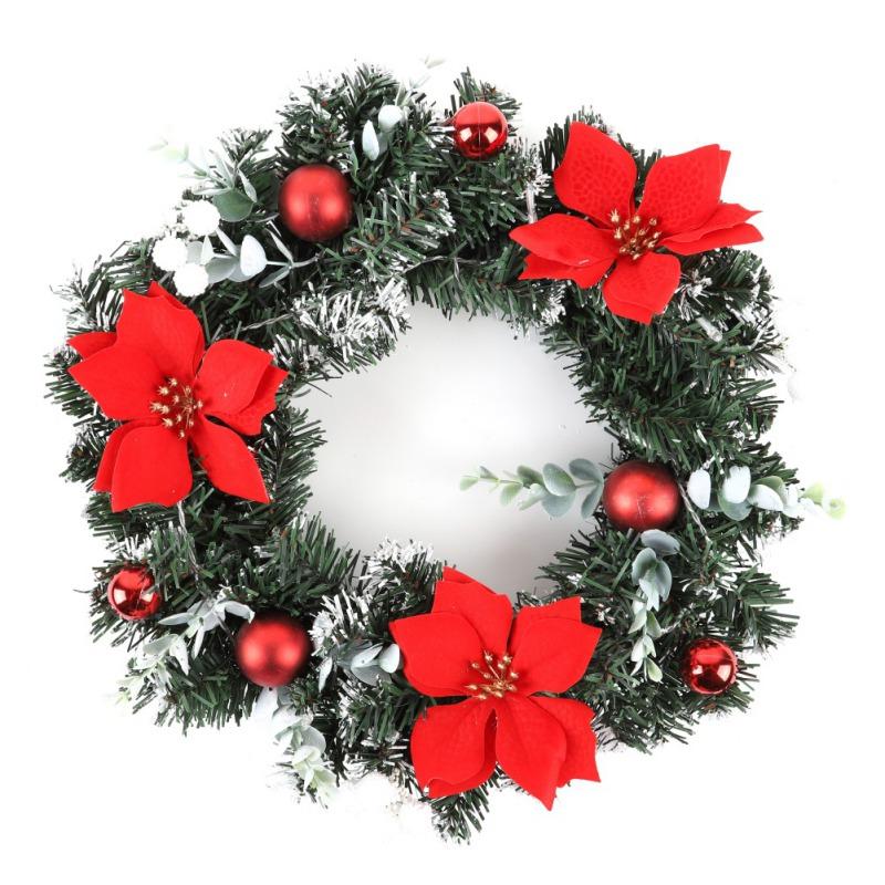 Christmas Wreath With Battery Powered LED Light String Front Door Hanging Garland Holiday Xmas Home Decorations, S3
Christmas Wreath With Battery Powered LED Light String Front Door Hanging Garland Holiday Xmas Home Decorations, S3