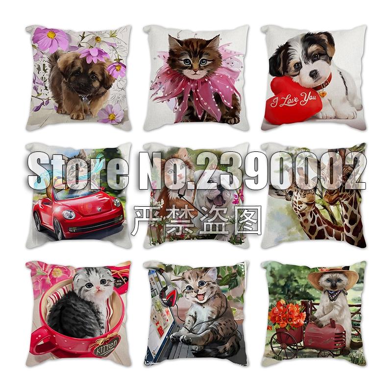 Cute Pet Cat Dog Decorative Animals Cushion Cover Sofa Christmas Home Couch Pillows Case Living Room Decoration Throw Pillows Pillow Case
Cute Pet Cat Dog Decorative Animals Cushion Cover Sofa Christmas Home Couch Pillows Case Living Room Decoration Throw Pillows Pillow Case