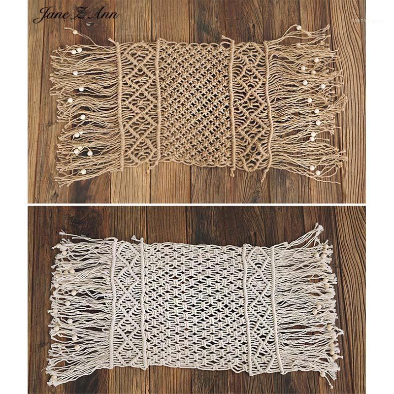 Jane Z Ann rope cotton rope handmade woven tassel mat blanket Bohemia blanket newborn photography props 2 colors1, White
Jane Z Ann rope cotton rope handmade woven tassel mat blanket Bohemia blanket newborn photography props 2 colors1, White