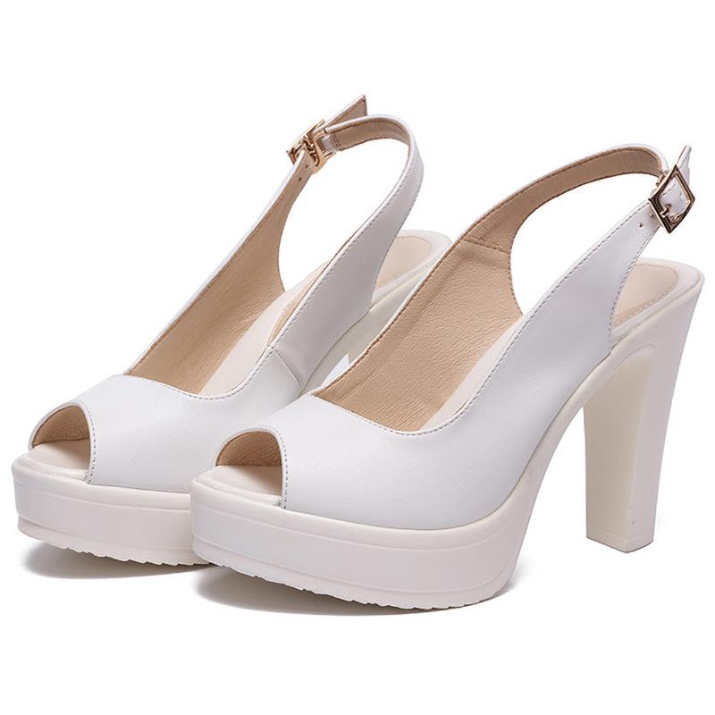 Solid White Black Split Leather Shoes Platform Sandals Summer Dance Shoes Women Wedding Bride Fashion Elegant High Heels
Solid White Black Split Leather Shoes Platform Sandals Summer Dance Shoes Women Wedding Bride Fashion Elegant High Heels