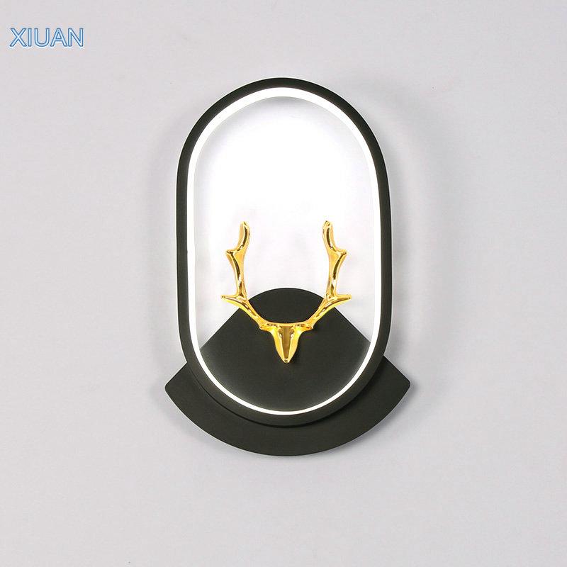 16W Nordic White Black Bed Side Wall Lamp With Deer Design AC 220V Warm White Indoor Home Living Room LED Wall Light Fixture
16W Nordic White Black Bed Side Wall Lamp With Deer Design AC 220V Warm White Indoor Home Living Room LED Wall Light Fixture