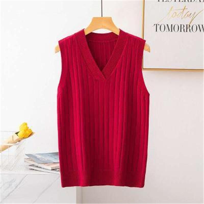 Women's Vests Long Knitted Sweater Vest Women Loose Casual V-neck Sleeveless Suspender Sweaters Female 2022 Spring Autumn Korean Version Gir, Black;white
Women's Vests Long Knitted Sweater Vest Women Loose Casual V-neck Sleeveless Suspender Sweaters Female 2022 Spring Autumn Korean Version Gir, Black;white