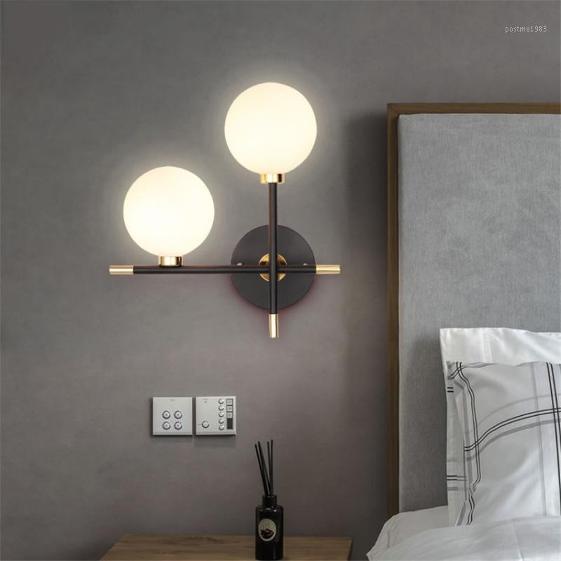 Modern style G9 LED Wall lamps Nordic glass Ball Wall lights for passage corridor Bedroom bedside lamp Sconces AC85-265V1
Modern style G9 LED Wall lamps Nordic glass Ball Wall lights for passage corridor Bedroom bedside lamp Sconces AC85-265V1