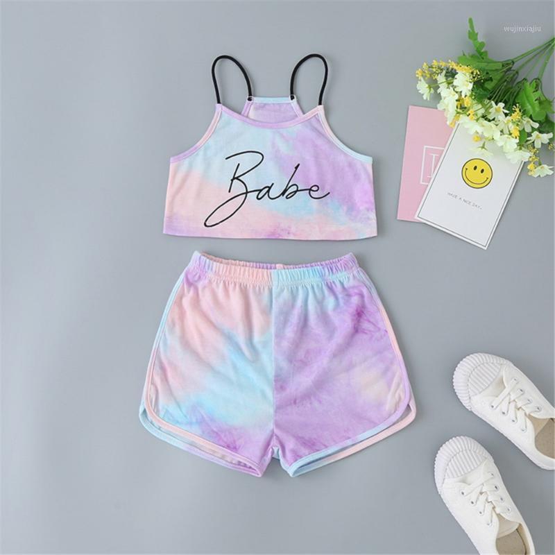Baby Girls Tie dye 2Pcs Clothes Sets Spaghetti Straps Sleeveless Letter Print Babe Tank Top+Sports Short Bottom Newborn Outfits1
Baby Girls Tie dye 2Pcs Clothes Sets Spaghetti Straps Sleeveless Letter Print Babe Tank Top+Sports Short Bottom Newborn Outfits1